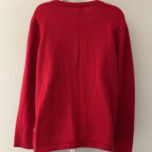 FA LA LA LA LA REINDEER UGLY HOLIDAY TIME SWEATER - Picture 2 of 9